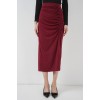 8033 Sandy Yırtmaçlı Etek - Bordo 145962 8033 Sandy Yırtmaçlı Etek - Bordo 145962