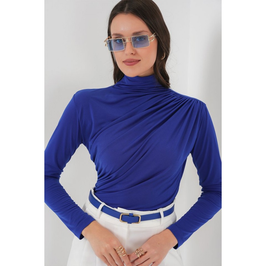 925 Büzgü Detaylı Sandy Bluz - Saks 145975 925 Büzgü Detaylı Sandy Bluz - Saks 145975