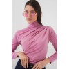 925 Büzgü Detaylı Sandy Bluz - Gül Kurusu 145977