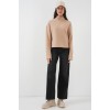 55449 Fermuarlı Yaka Örme Sweatshirt - Camel 145980 55449 Fermuarlı Yaka Örme Sweatshirt - Camel 145980