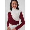 940 Büzgü Detaylı Sandy Bluz - Bordo 145994 940 Büzgü Detaylı Sandy Bluz - Bordo 145994