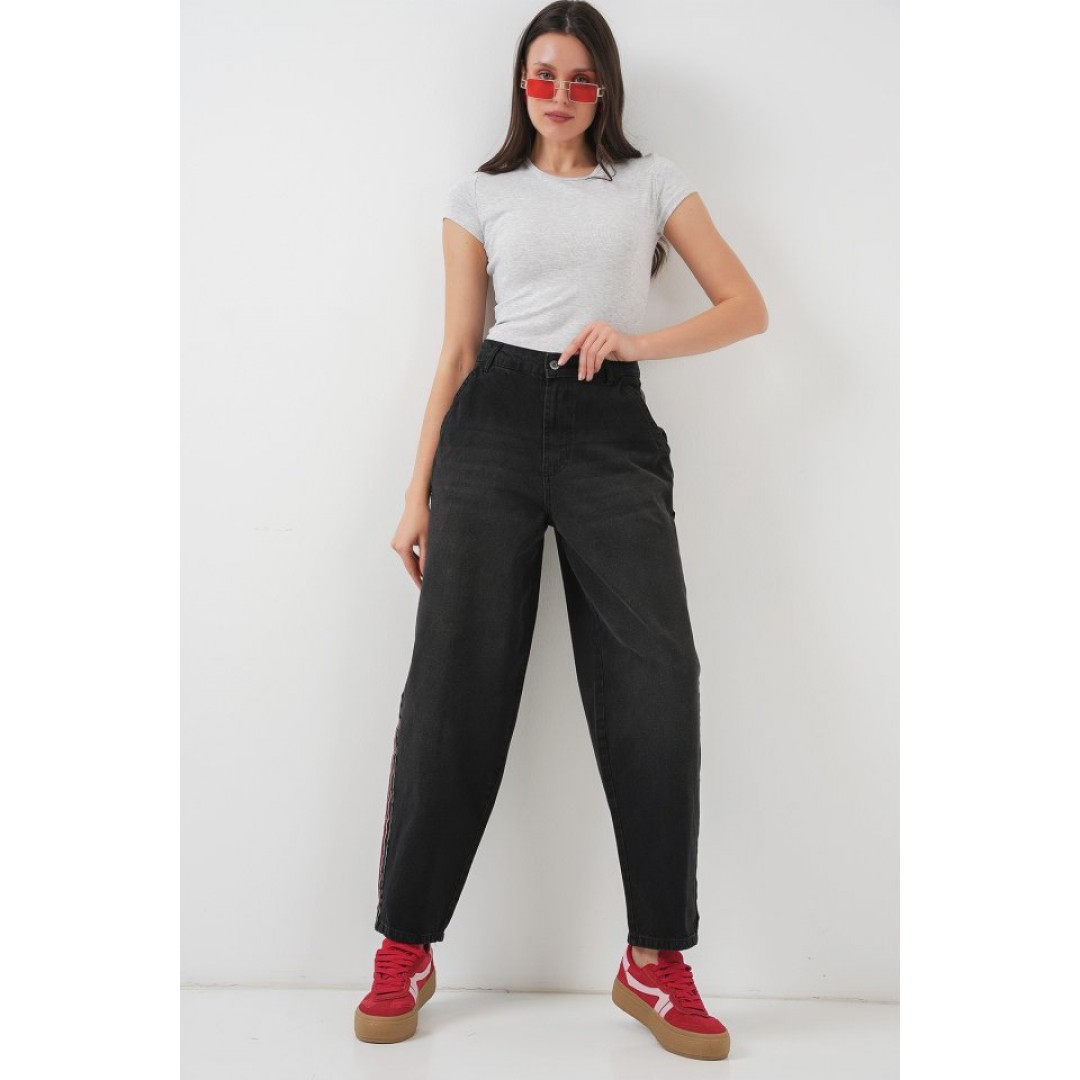 Baggy Kot Pantolon 6700 - Siyah - 146019 Baggy Kot Pantolon 6700 - Siyah - 146019