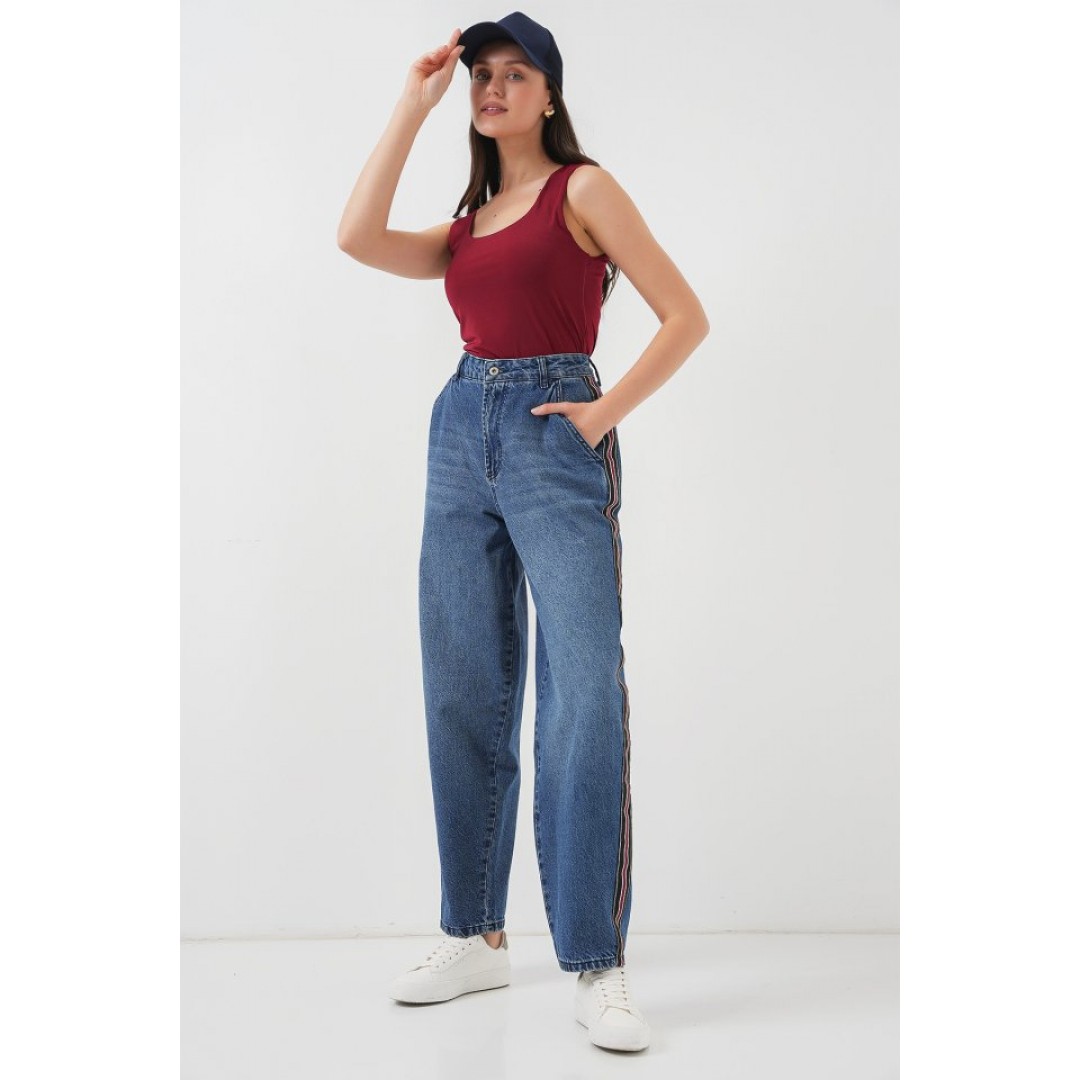 Baggy Kot Pantolon 6700 - Lacivert - 146020