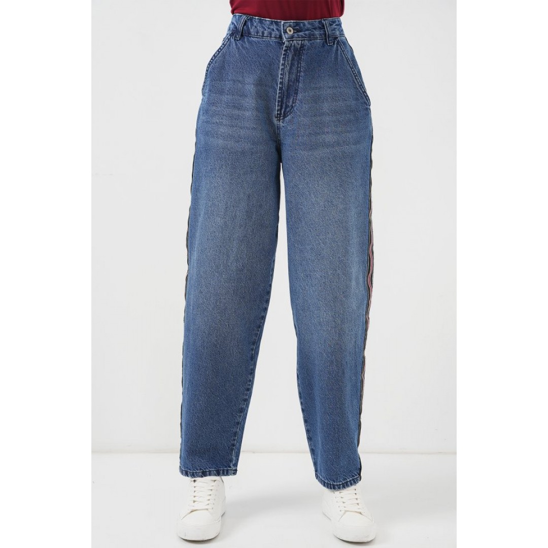 Baggy Kot Pantolon 6700 - Lacivert - 146020