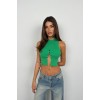 Taş Detay Dekolteli Crop Bluz 146220 Taş Detay Dekolteli Crop Bluz 146220