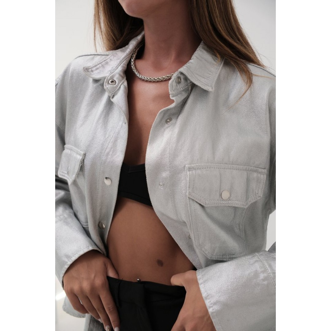 Metalik Denim Ceket 146300 Metalik Denim Ceket 146300