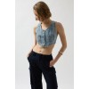Denim Cepli Yelek - 146304 Denim Cepli Yelek - 146304