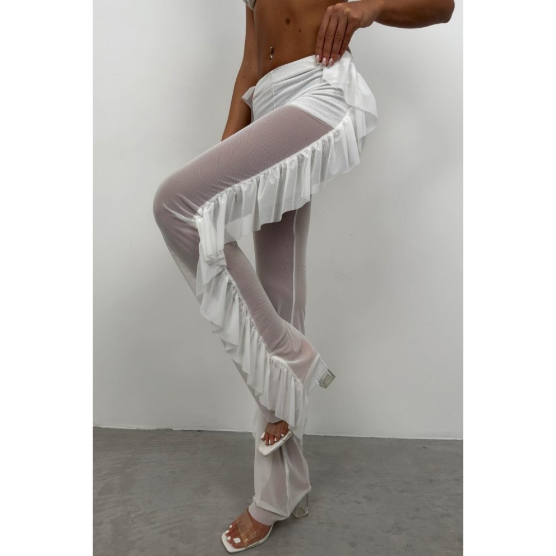 Katlı Transparan Pantolon 146343 Katlı Transparan Pantolon 146343