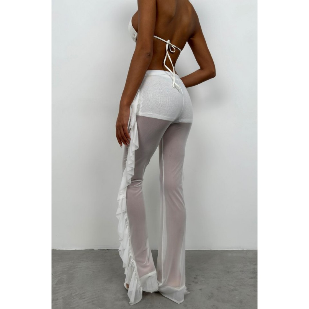 Katlı Transparan Pantolon 146343 Katlı Transparan Pantolon 146343
