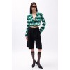 Desenli Crop Ceket 146422