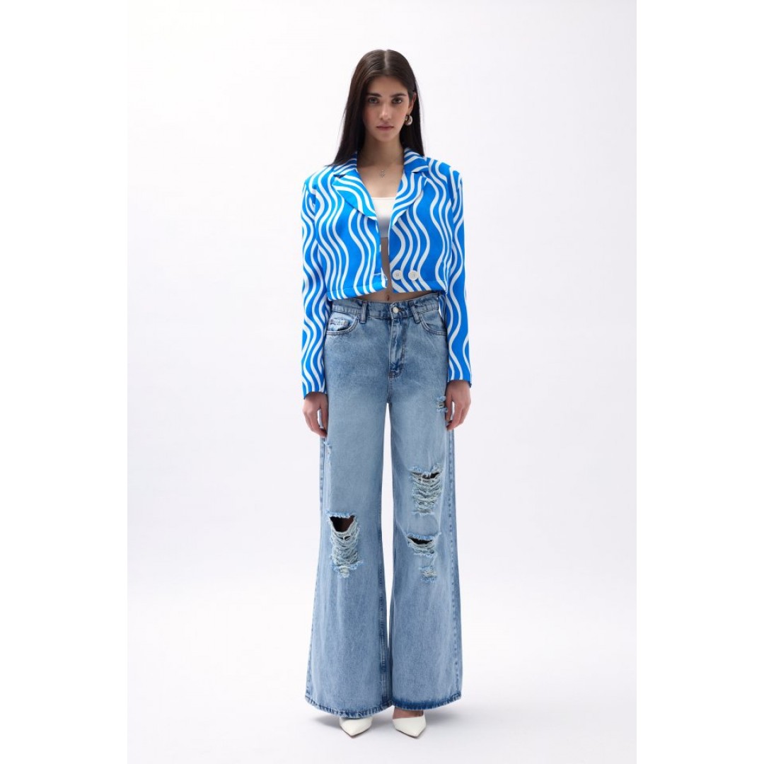 Desenli Crop Ceket 146423 Desenli Crop Ceket 146423