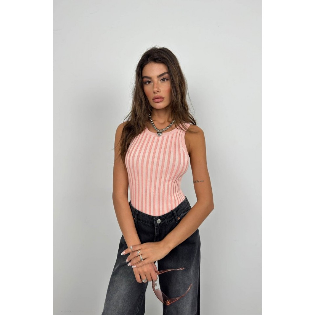 Fitilli Yüzücü Yaka Bluz 146434 Fitilli Yüzücü Yaka Bluz 146434