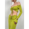 Kayık Yaka Asansörlü Bluz - 146458 Kayık Yaka Asansörlü Bluz - 146458