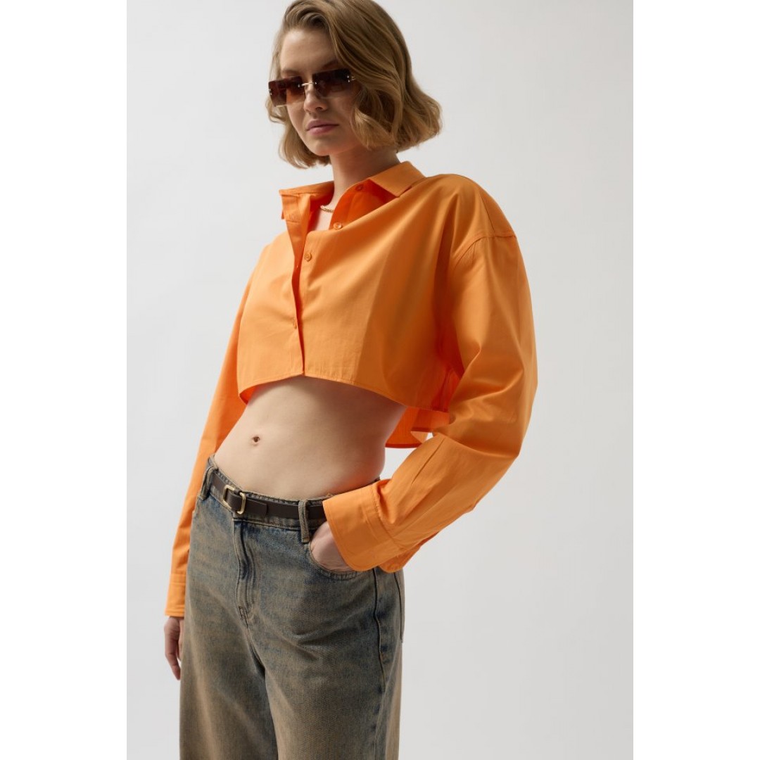 Crop Oversize Gömlek - 146496 Crop Oversize Gömlek - 146496