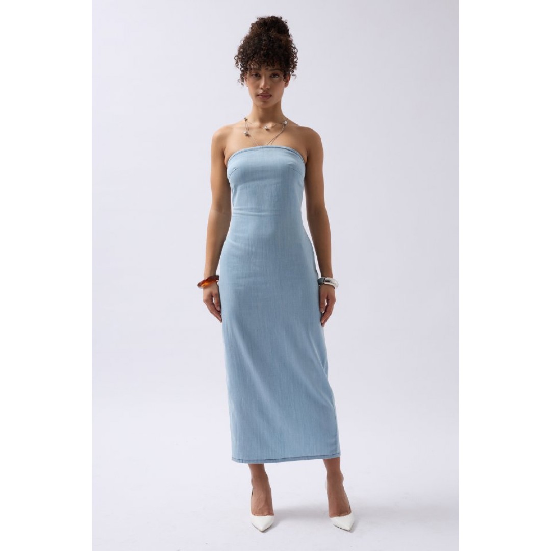 Straplez Denim Elbise 146519 Straplez Denim Elbise 146519