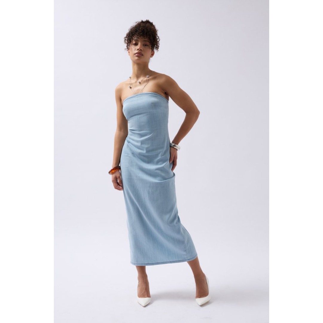 Straplez Denim Elbise 146519 Straplez Denim Elbise 146519