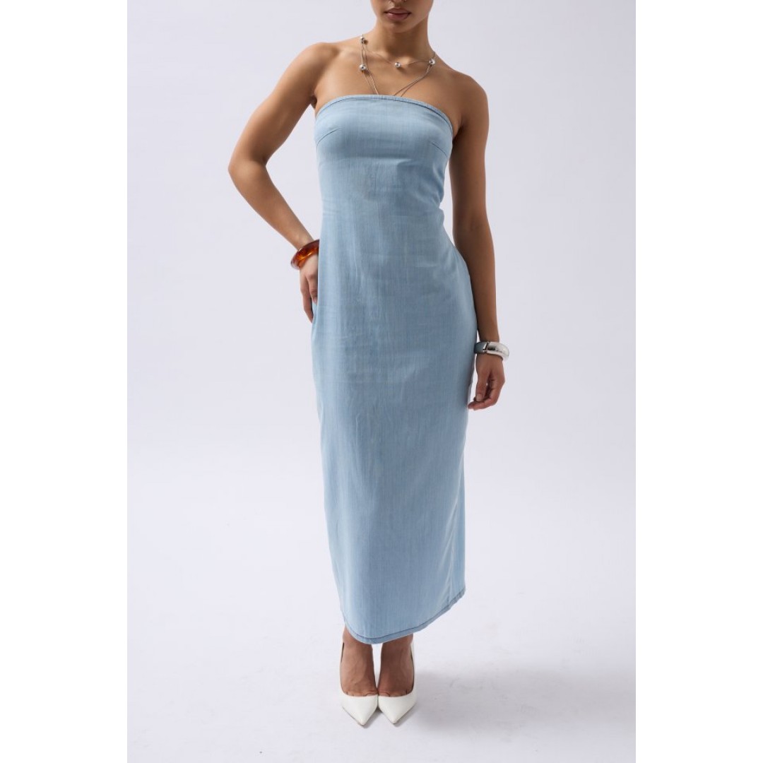 Straplez Denim Elbise 146519 Straplez Denim Elbise 146519