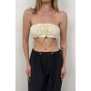 Lastik Detay Straplez Crop - 146546 Lastik Detay Straplez Crop - 146546