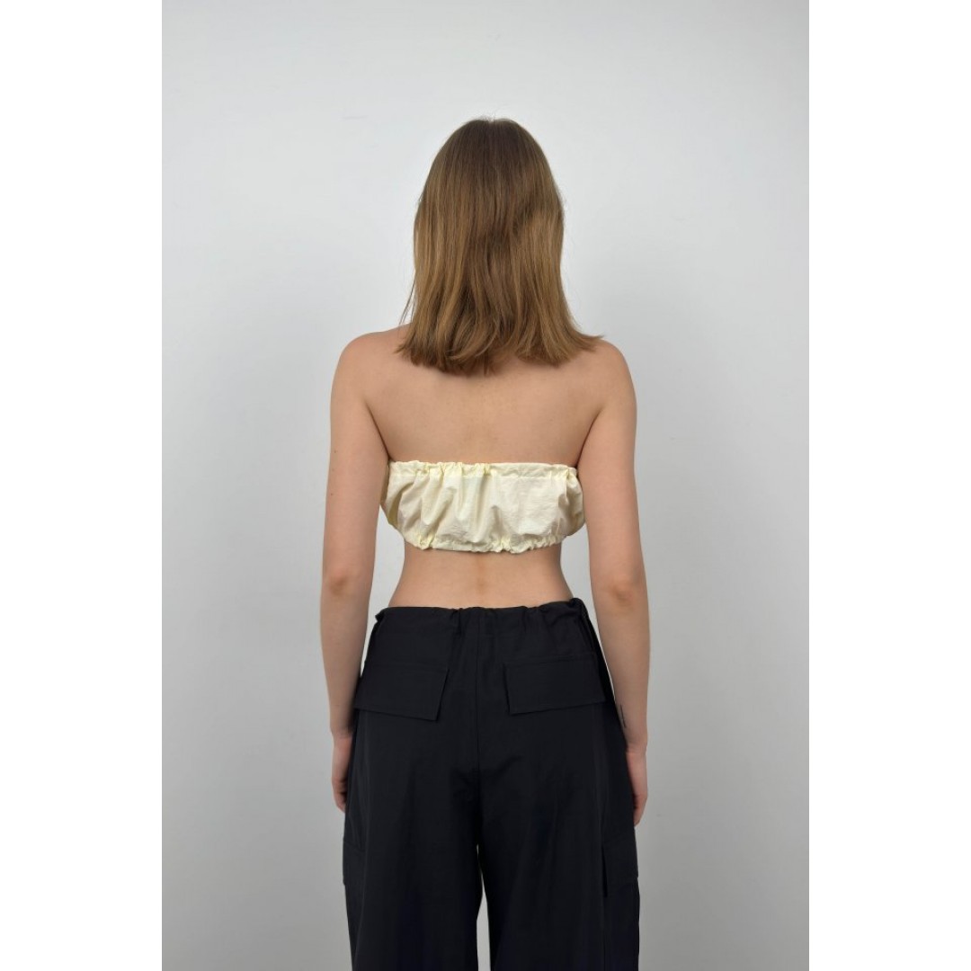 Lastik Detay Straplez Crop - 146546 Lastik Detay Straplez Crop - 146546
