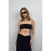 Lastik Detay Straplez Crop 146550 Lastik Detay Straplez Crop 146550