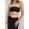 Lastik Detay Straplez Crop 146550 Lastik Detay Straplez Crop 146550