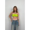 Lastik Detay Straplez Crop 146551 Lastik Detay Straplez Crop 146551