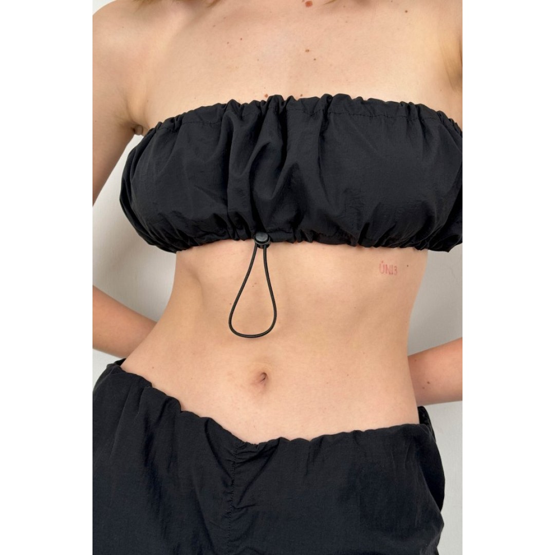 Lastik Detay Straplez Crop 146550 Lastik Detay Straplez Crop 146550