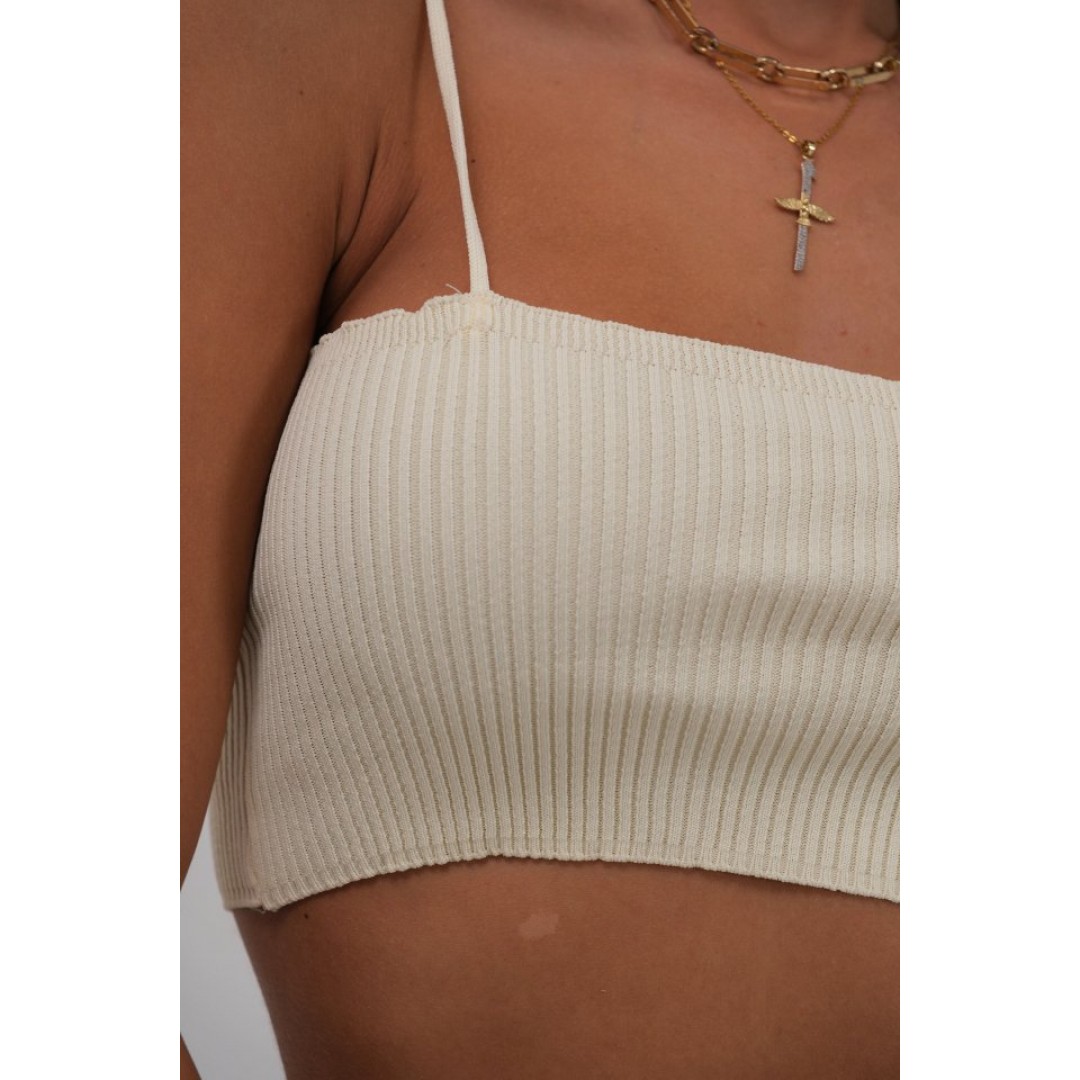 İnce Askılı Crop Top - 146586 İnce Askılı Crop Top - 146586