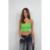 V Yaka Crop Bluz 146590 V Yaka Crop Bluz 146590