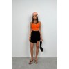 V Yaka Crop Bluz 146592 V Yaka Crop Bluz 146592