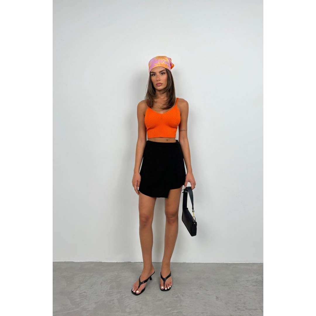 V Yaka Crop Bluz