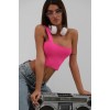 Tek Omuz Crop Bluz 146604 Tek Omuz Crop Bluz 146604