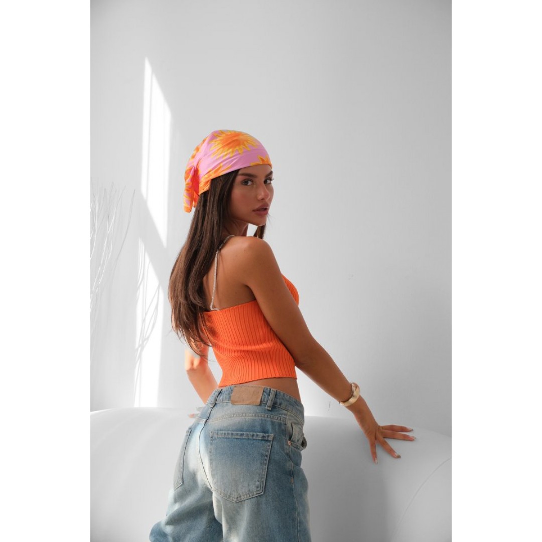 Taş Askılı Triko Bluz 146619 Taş Askılı Triko Bluz 146619