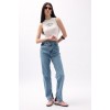 Asimetrik Bel Paça Yırtmaçlı Jean 146637 Asimetrik Bel Paça Yırtmaçlı Jean 146637