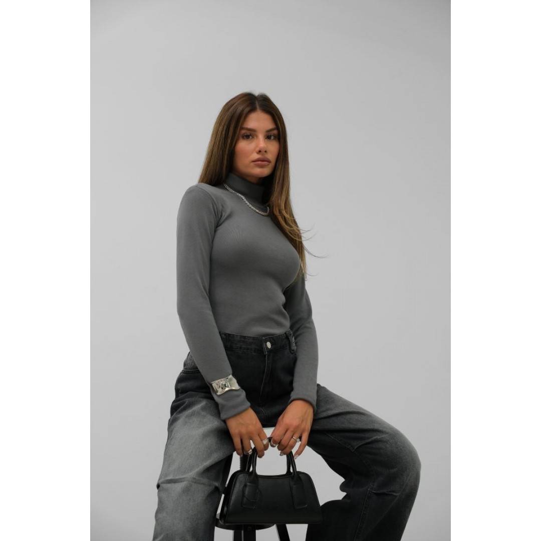 Balıkçı Yaka Triko Bluz 146655 Balıkçı Yaka Triko Bluz 146655