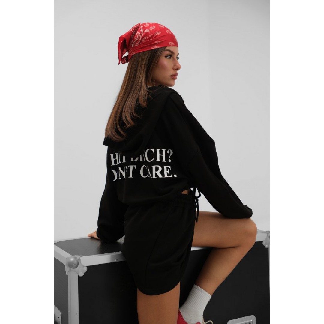 Beli Lastikli Fermuarlı Sweatshirt