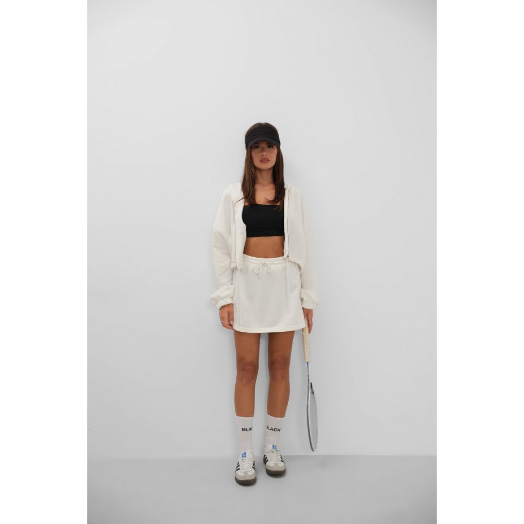 Beli Lastikli Fermuarlı Sweatshirt 146662 Beli Lastikli Fermuarlı Sweatshirt 146662