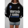 Şerit Detay Baskılı Oversize Sweatshirt 146666 Şerit Detay Baskılı Oversize Sweatshirt 146666