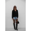 Fermuar Ve Dikiş Detaylı Sweatshirt 146667
