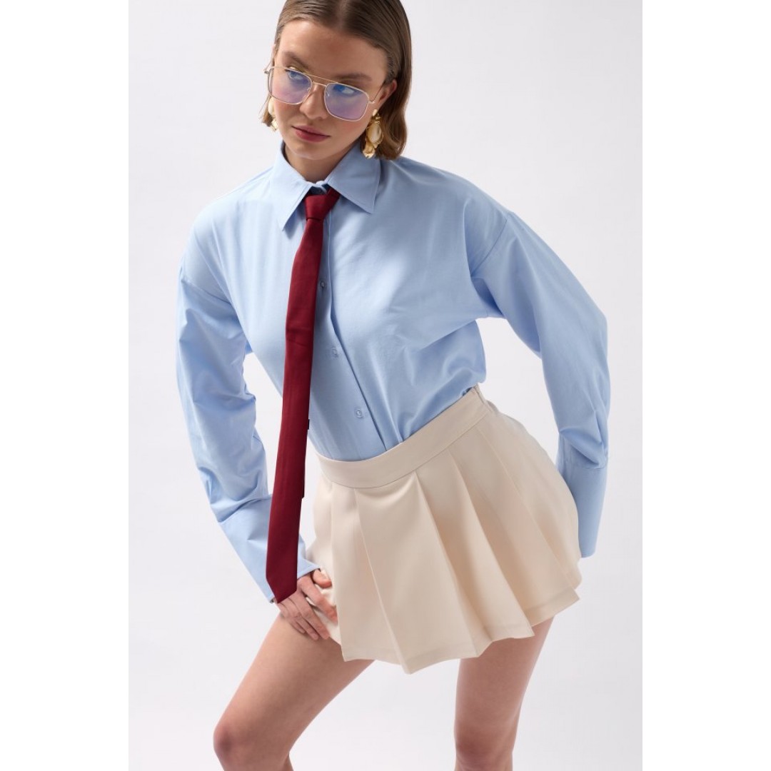 Pileli Mini Şort Etek 146707 Pileli Mini Şort Etek 146707
