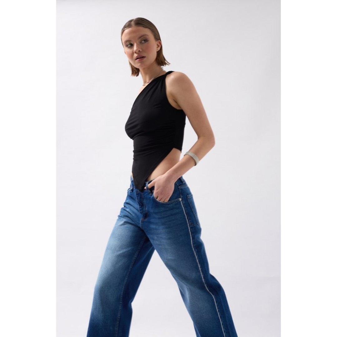 Taş Şerit Detaylı Jean - 146724 Taş Şerit Detaylı Jean - 146724