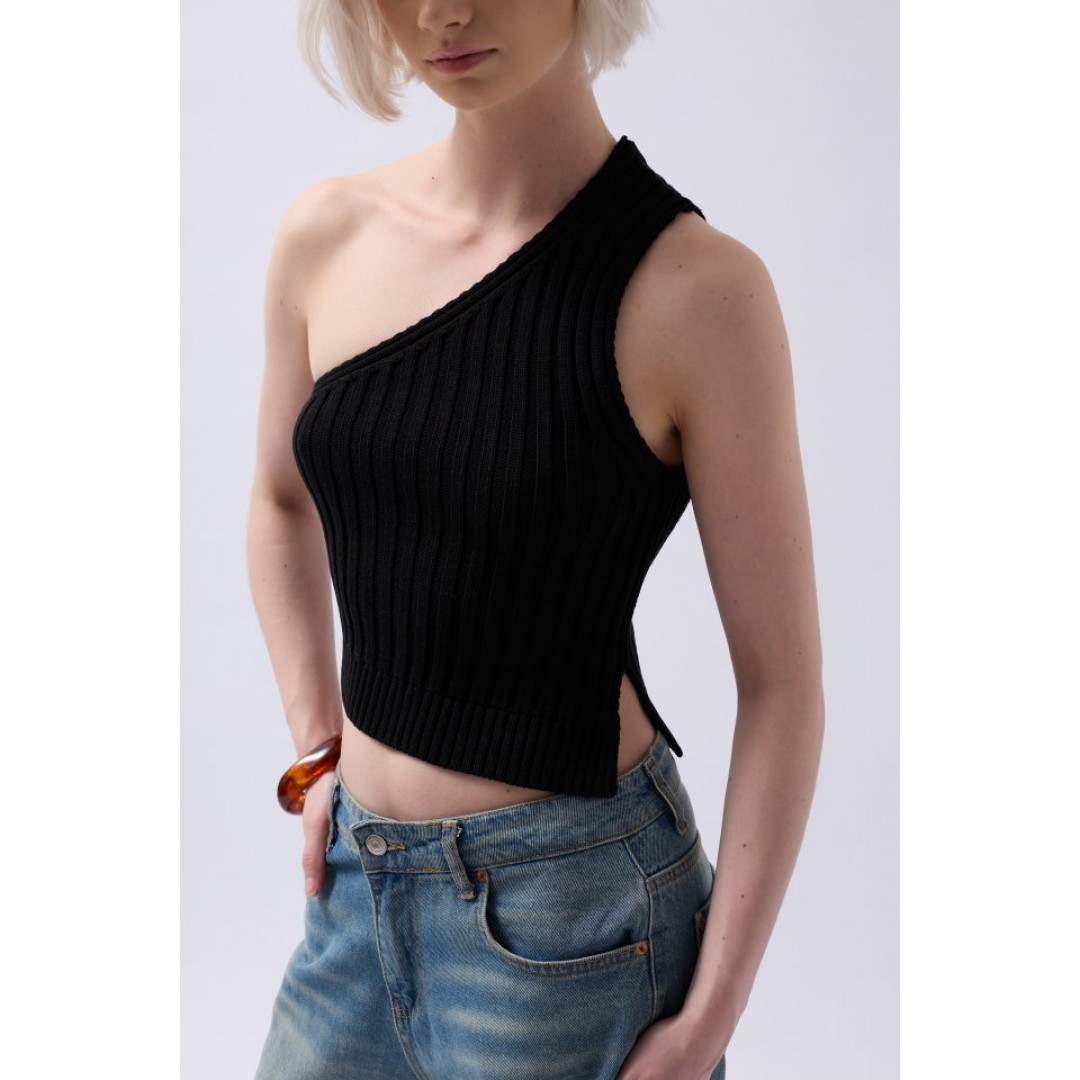 Tek Omuz Örgü Bluz - 146737 Tek Omuz Örgü Bluz - 146737