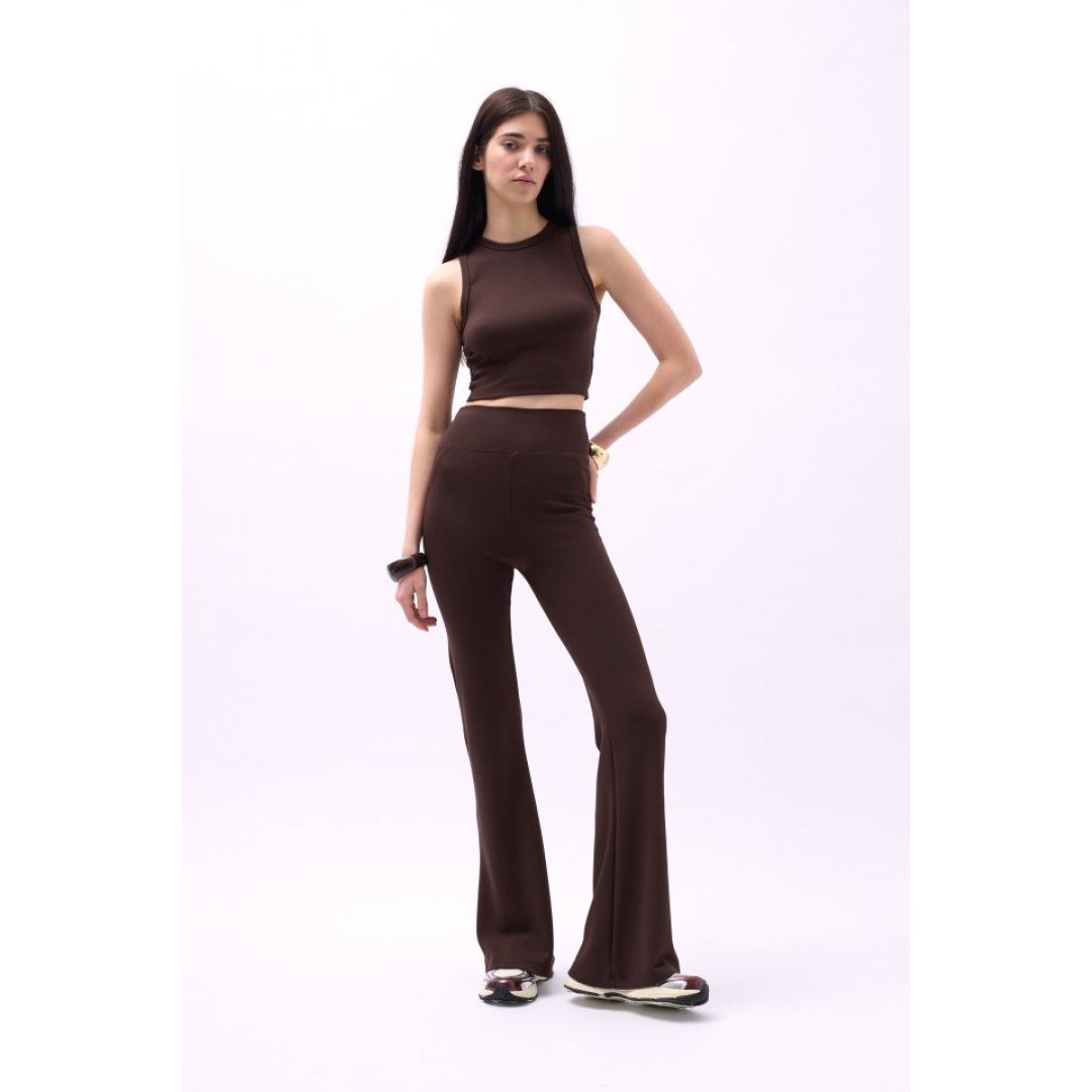 Yüzücü Yaka Crop Bluz 146752