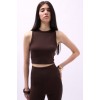 Yüzücü Yaka Crop Bluz 146752