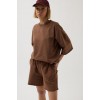 Oversize Lazer Kesim Bisiklet Yaka T-Shirt 146765 Oversize Lazer Kesim Bisiklet Yaka T-Shirt 146765
