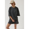 Oversize Lazer Kesim Bisiklet Yaka T-Shirt 146767 Oversize Lazer Kesim Bisiklet Yaka T-Shirt 146767