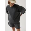 Oversize Lazer Kesim Bisiklet Yaka T-Shirt 146767 Oversize Lazer Kesim Bisiklet Yaka T-Shirt 146767