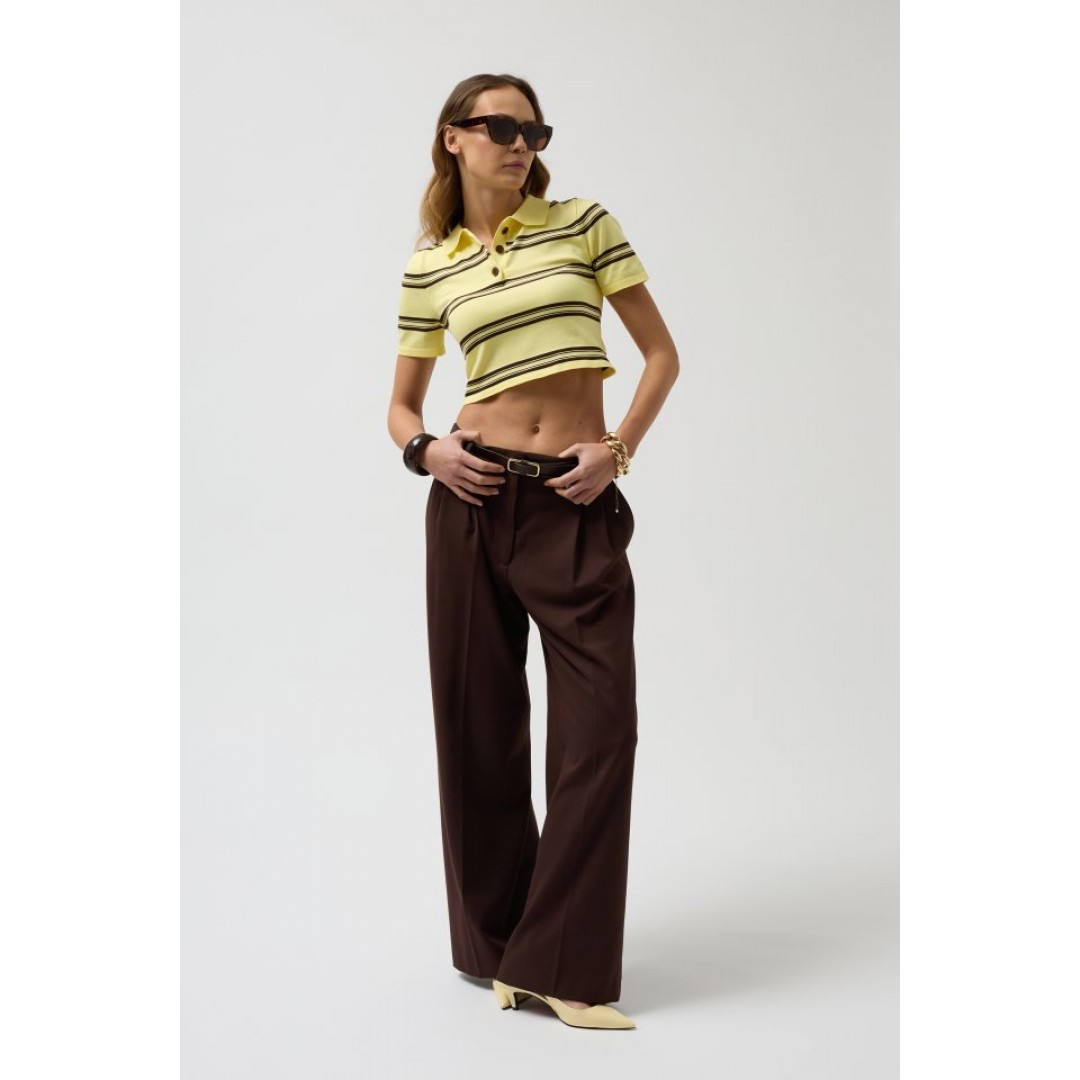 Polo Yaka Crop T-Shirt 146770 Polo Yaka Crop T-Shirt 146770
