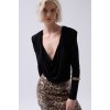Vatkalı Degaje Yaka Bodysuit 146784 Vatkalı Degaje Yaka Bodysuit 146784
