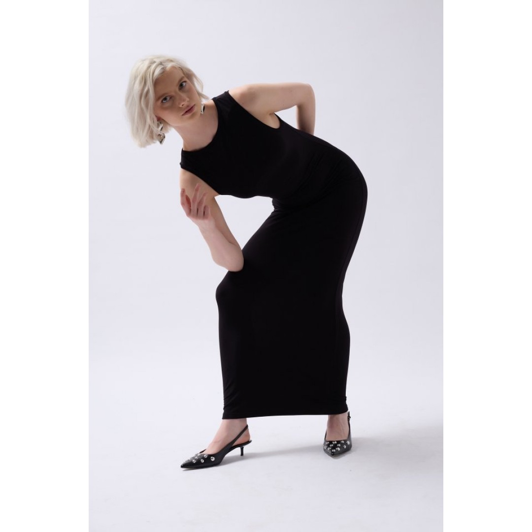 Halter Yaka Maxi Günlük Elbise - 146806 Halter Yaka Maxi Günlük Elbise - 146806